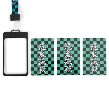 

Anime Demon Slayer : Kimetsu No Yaiba Kamado Tanjirou Cosplay Student Bus Room Card Holder Cover Case Cosplay Gift Pendant