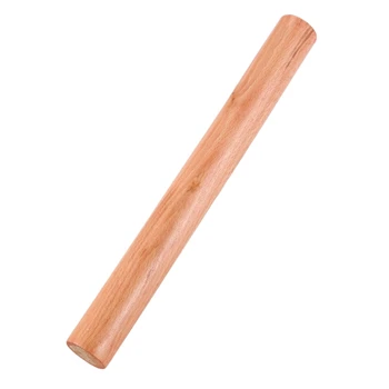

Wooden Flour Dough Rolling Pin Roller Stick 9.2 Inch Length Wood Color