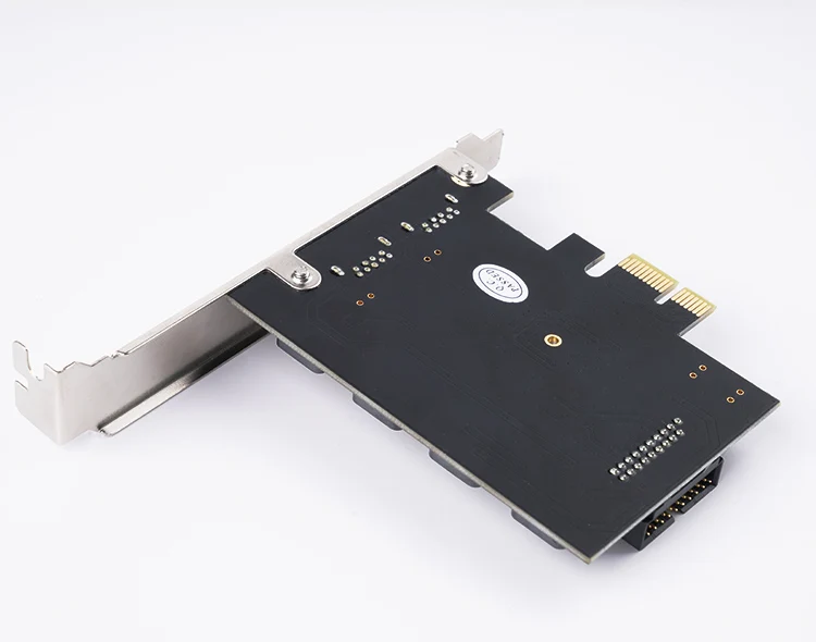 ORICO 2 порта PCI-E USB 3,0 экспресс карта адаптер PCIE к USB3.0 концентратор 19pin фронтальная карта расширения 5 Гбит/с супер высокая скорость