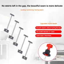 Aiguilles de rechange en acier pour le nivellement des carreaux, 100 pièces, pour mur de sol, niveleur, broches remplaçables, outils de Construction, 1.5mm