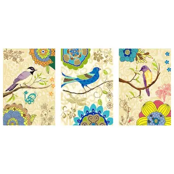 

Set of 3 Special shape 5D Diamond Painting Kit for Adult Full Drill Paint with Diamonds Pictures Arts Craft for Home Decor ，Bird