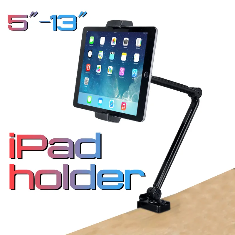 Tablet Stand For Ipad Pro 11 12.9 Mini Mipad 5 Desk Clamp 360 Rotation