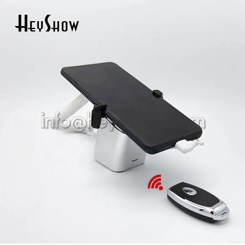 

Mobile Phone Security Stand Charging iPhone Burglar Alarm System Cell Phone Anti-Theft Display Holder For Exhibition With Claw