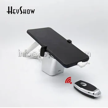 Mobile Phone Security Stand Charging iPhone Burglar Alarm Sets System Anti-Theft Display Holder For Exhibition With Claw