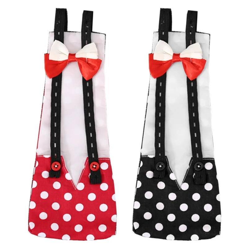 Cute Bow Overalls Cole Duck Flight Suit Pet Bird Diapers Small Animals Clothes Dropshipping | Дом и сад