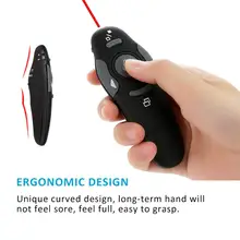 Puntero inalámbrico de alta calidad, 2,4 GHz, USB, PowerPoint, PPT, presentador remoto, envío directo