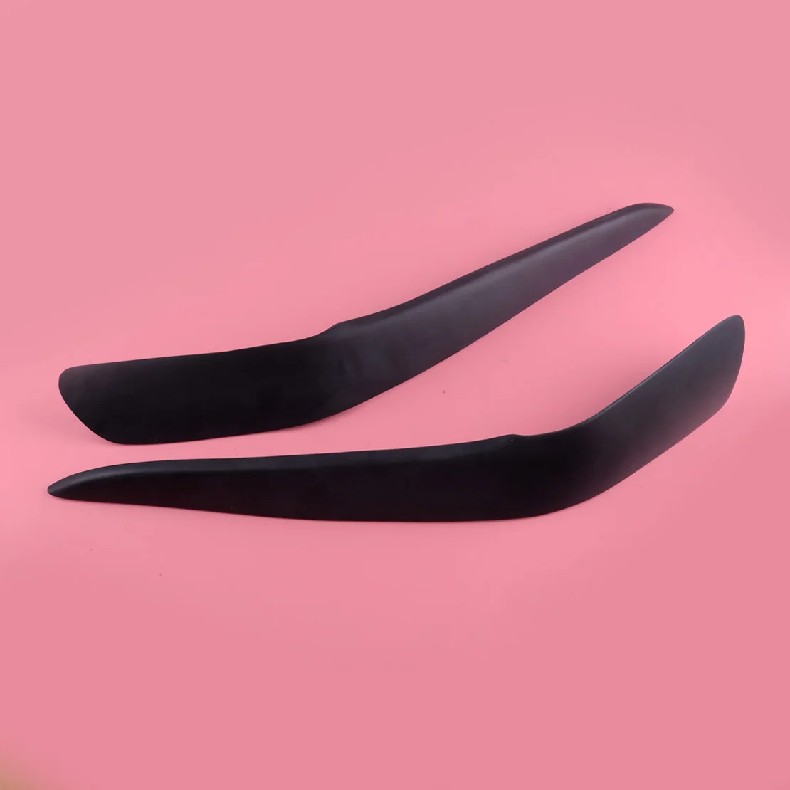 2x Black Headlight Eyelid Eyebrow Cover Trim Fit For Lexus IS200 1999-2004