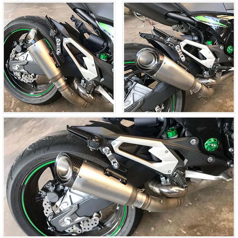 

Универсальный 51 мм 60 мм Moto rcycle глушитель выхлопной трубы Escapamento de moto для R6 R1 R25 CBR600 Z750 S1000 Тубо Escape Moto слипоны