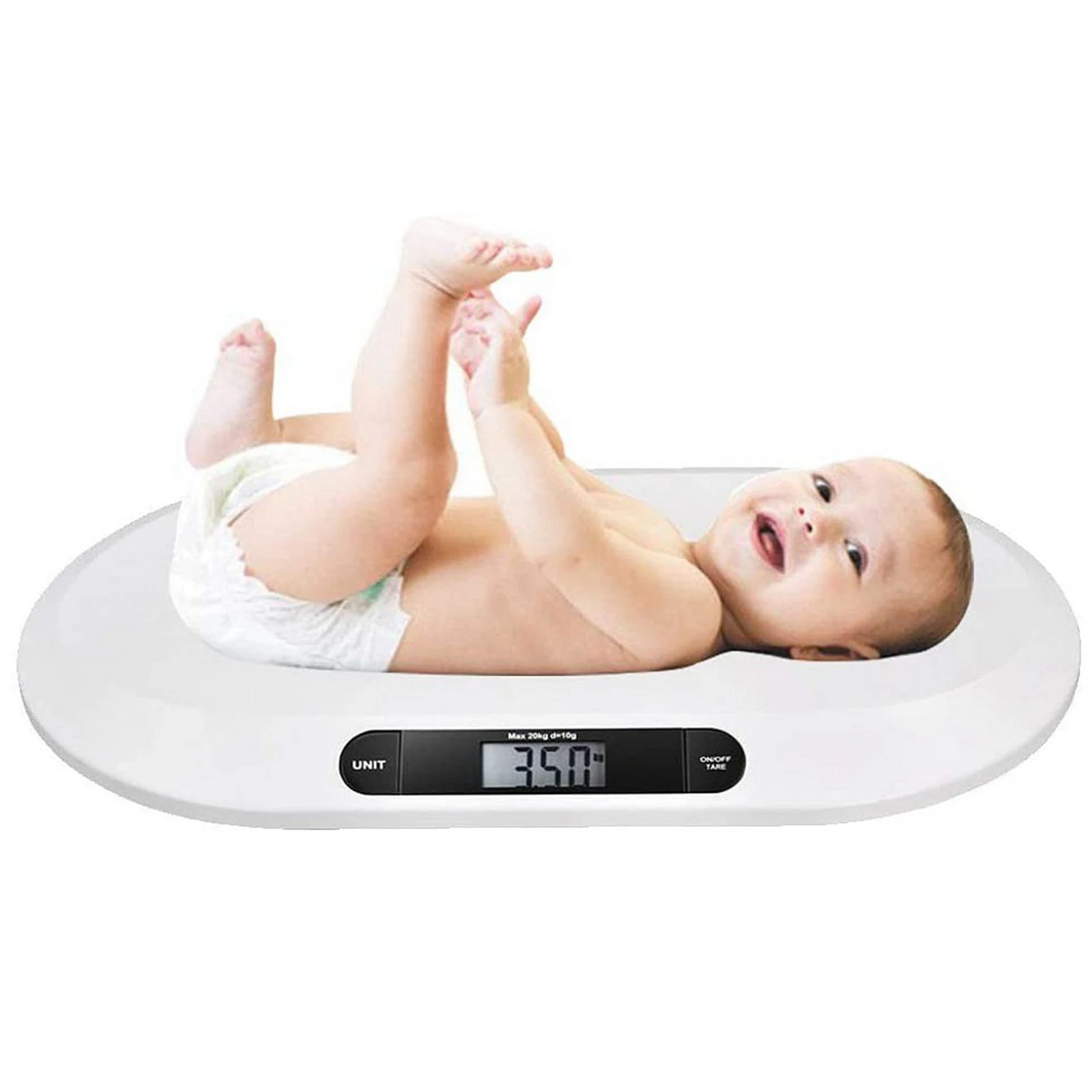 NEW LCD Digital Electronic Stable Scale Baby Weighting Scale 20kg Mini Multifunction Low Alarm Kids Pet Body Weight Measuring