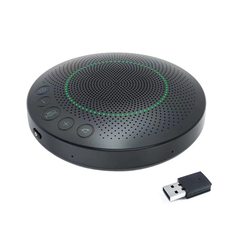 Bluetooth Wireless 360掳 Voice Pickup 6 Microphones USB Speakerphone Conference Call Speaker for Conference - ANKUX Tech Co., Ltd