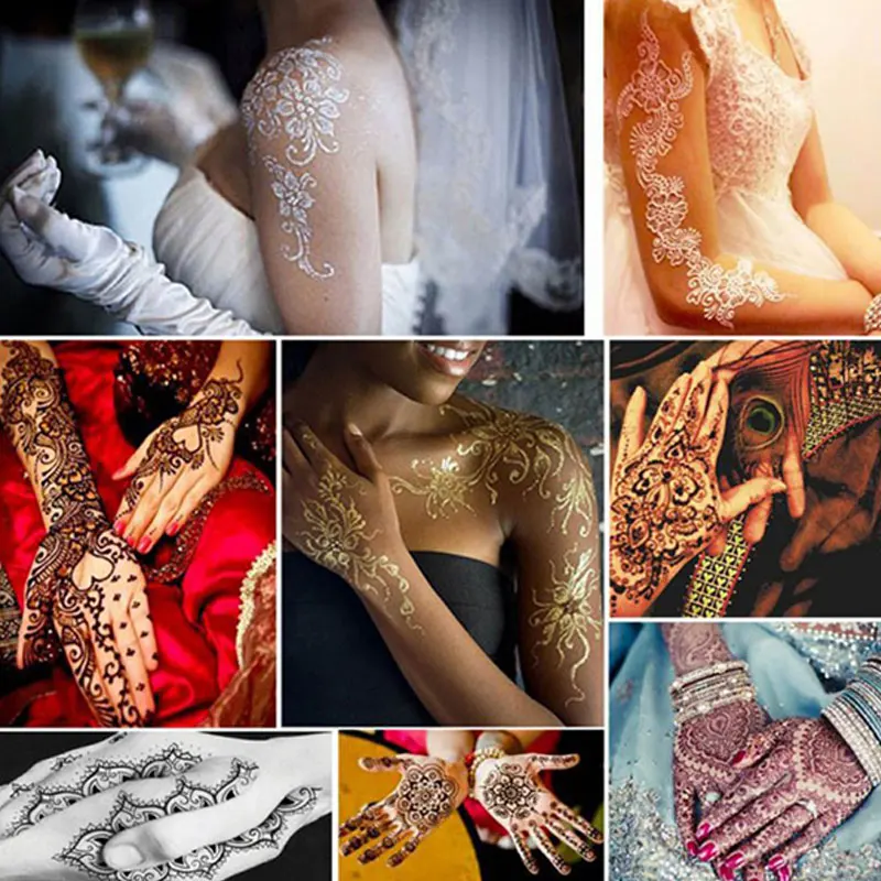 Disposable Tattoo Cream Mild No Stimulation Temporary Tattoo Paint Cream Long-Lasting Hand-Painted Face Body Art Paint