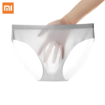 

3pc/lot Xiaomi 3D Ice Silk Seamless Boxershorts Men Ultra thin Sexy Breathable Men's Boxers Underpants Male Panties Underwear