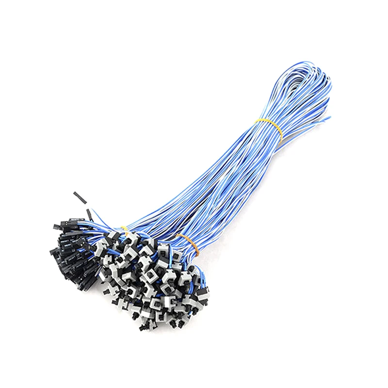PC Switch Connector Cable Cord Computer Desktop Power Button Switch Cable for PC Switches Reset Computer Power