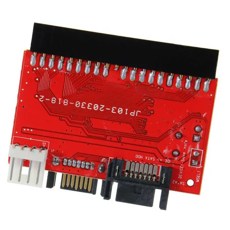 SATA To IDE Hard Drive Adapter IDE To SATA Converter Adapter Card For PC Computer Internal Hard Drive Data Storage Device