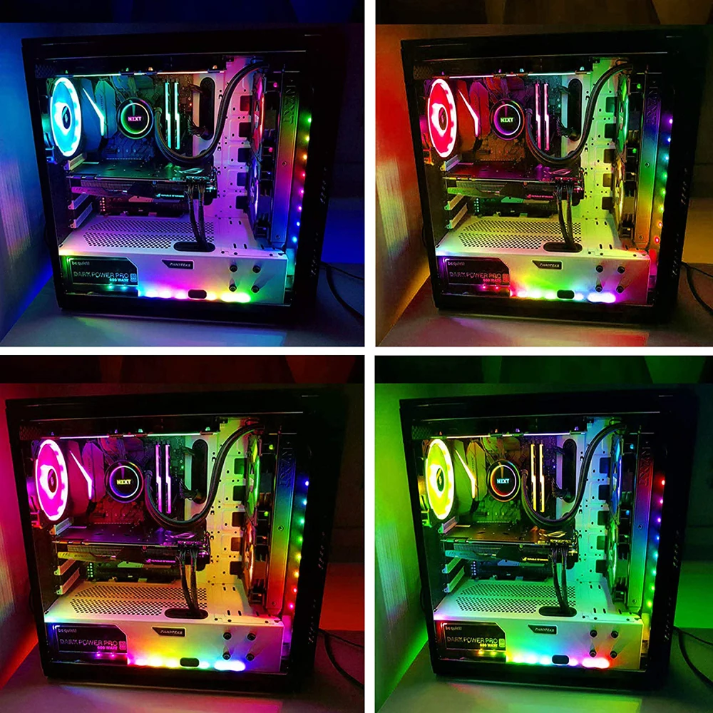 RGB светодиодная полоса управления материнской платой ПК чехол для компьютера