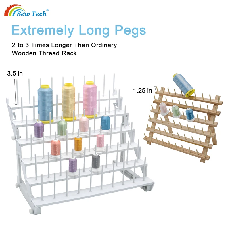 Embroidex 60 Spool Cone Thread Stand/Rack Organizer for Sewing and Embroidery