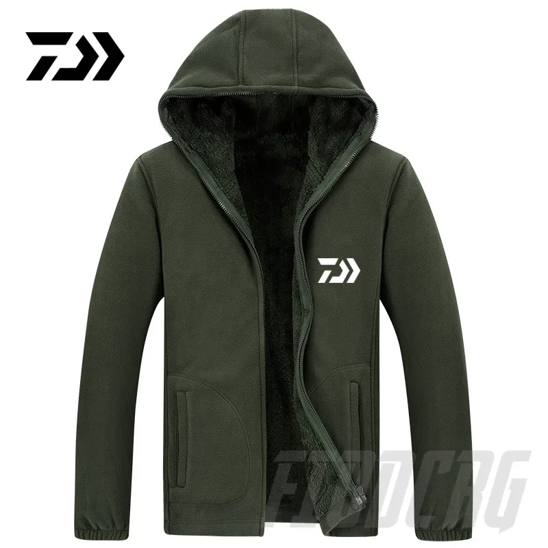 Daiwa наружная противомоскитная Roupa Pesca Мужская одежда и одежда мужская Спортивная Толстовка для рыбалки флис - Цвет: Цвет: желтый