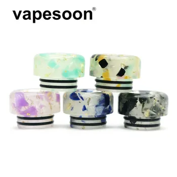 

15pcs 810 Drip Tip Wide Bore Vape Mouthpiece Luminous drip tip for UFORCE NRG ammit 25 Creed RTA atomizer tank