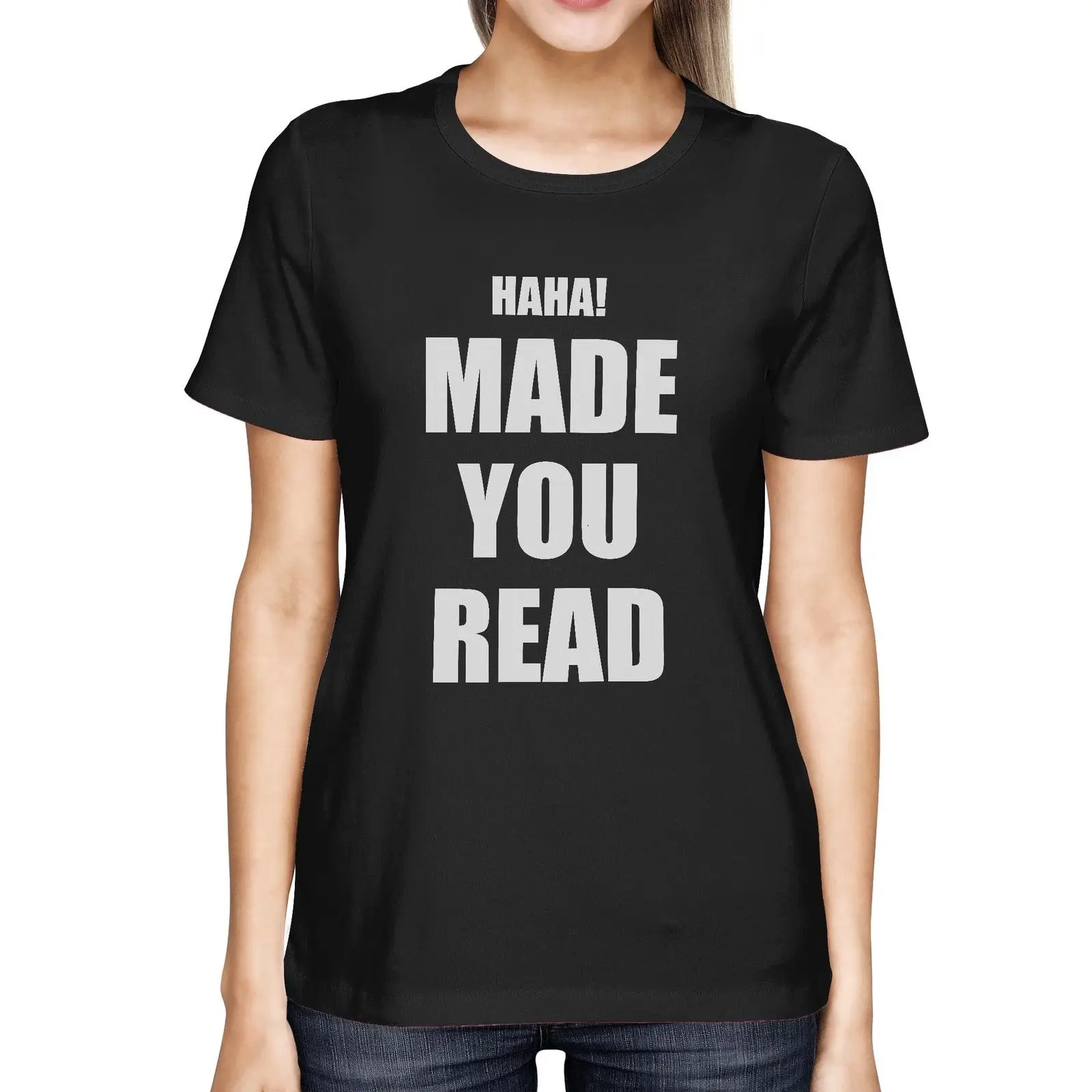 Haha maked You Read Женская забавная футболка для учителя или друзей классная