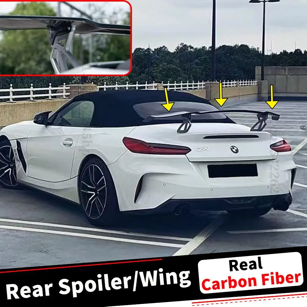 

Trunk Rear Spoiler Wing For Mercedes CLA CLS W204 W205 W212 W213 C43 C63 BMW M3 M4 M5 F30 G20 G30 F10 Real Carbon Fiber GT Style