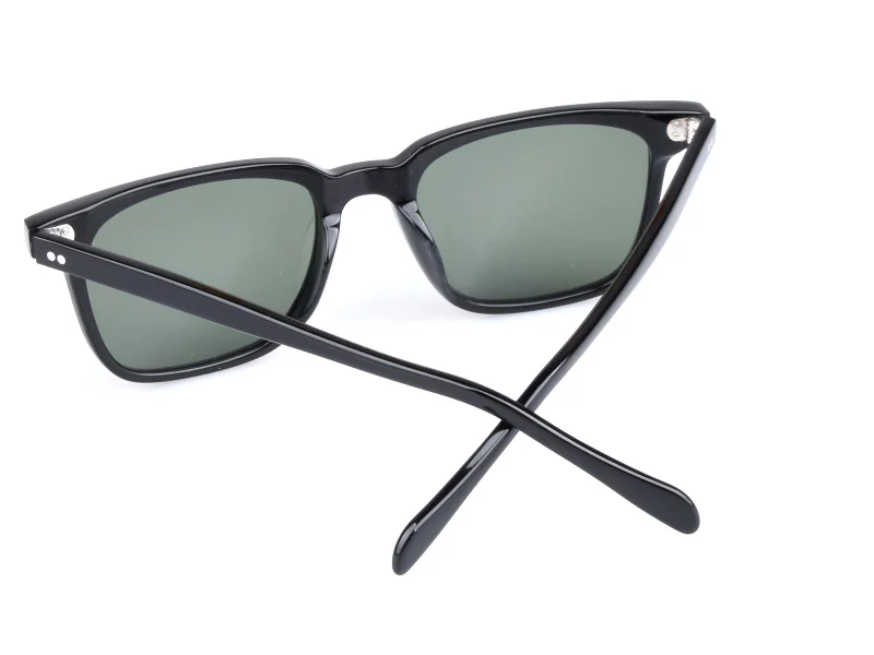 Высококачественные классические Поляризованные солнцезащитные очки из ацетата для мужчин и женщин, защита от уф400 лучей, солнцезащитные очки с цветными линзами