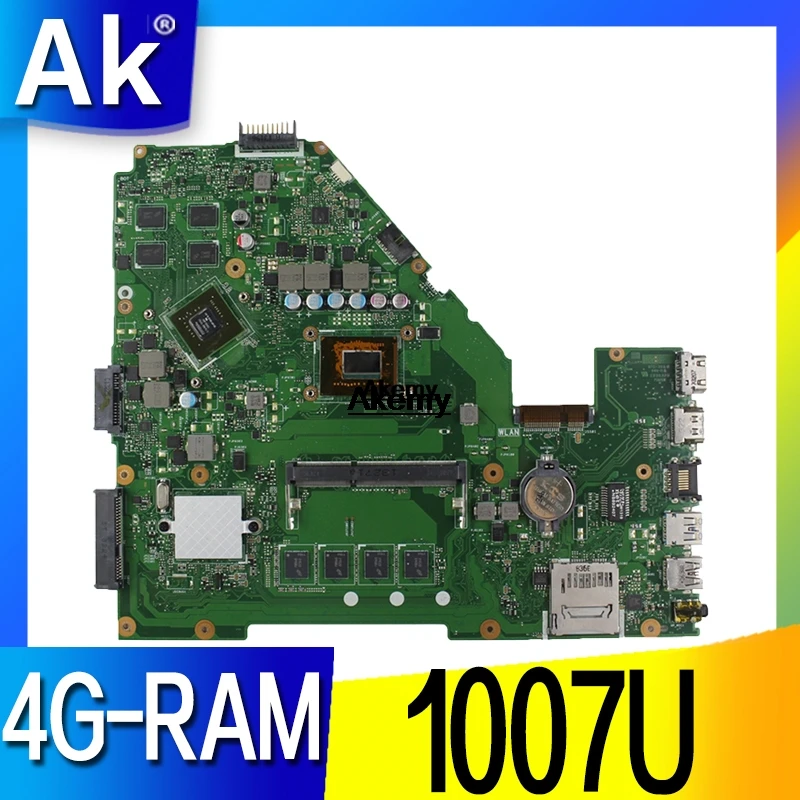 X550CC Laptop Moederbord Voor Asus R510C X550C A550C Y581C Moederbord 1007-CPU 4G-RAM GT720M-GPU Moederbord 100% Test Ok X550CC Laptop Moederbord Voor Asus R510C X550C A550C Y581C Moederbord 1007-CPU 4G-RAM GT720M-GPU Moederbord 100% Test Ok
