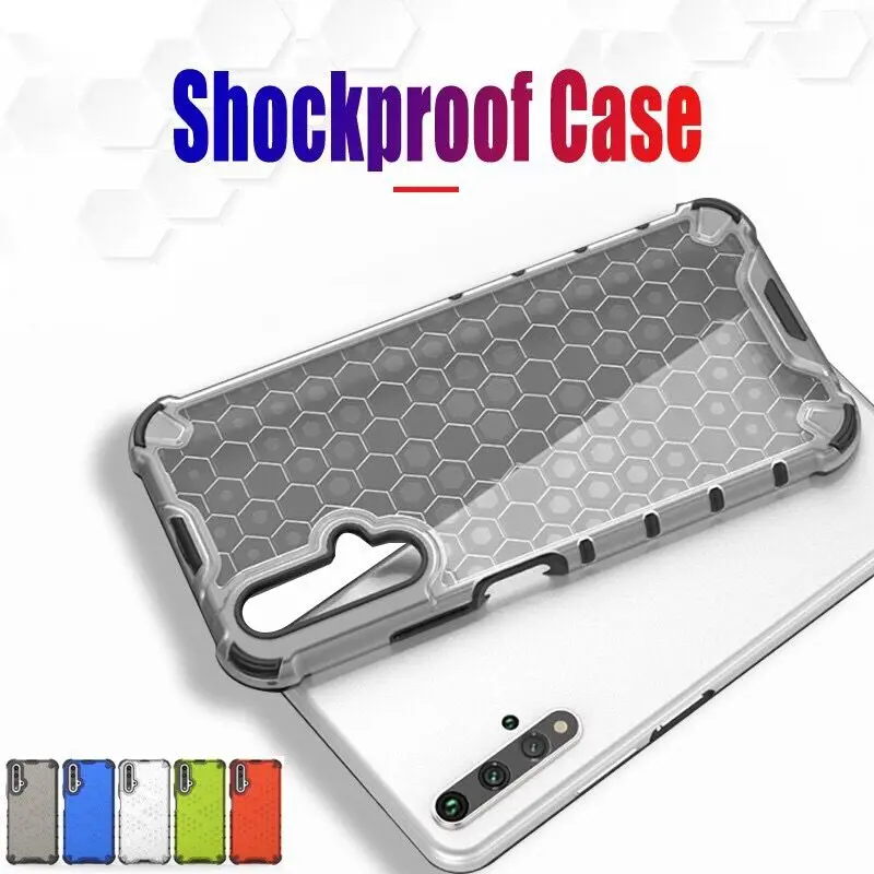 Case for OPPO Realme 6 7 5 Pro C2 A1K A9 A5 2020 Cover Silicone Honeycomb Rugged Amor For Reno 3 Z Ace F11 | Мобильные телефоны и