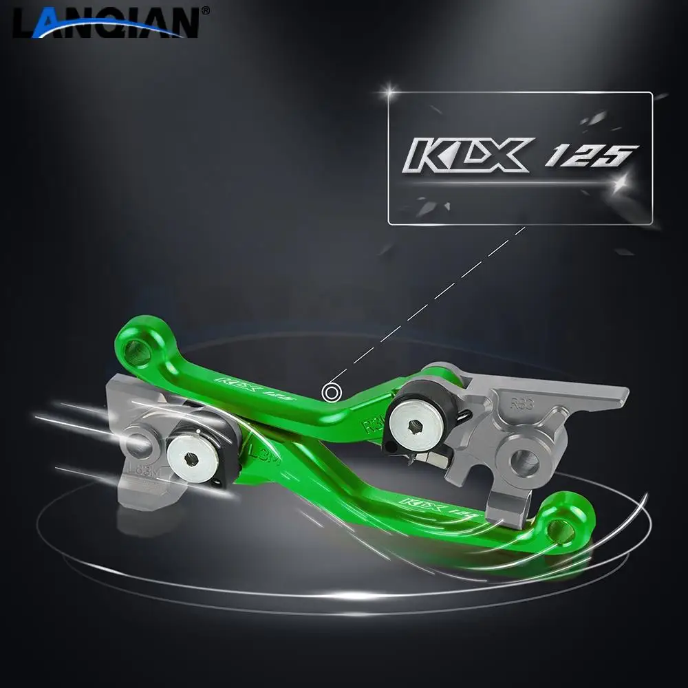 

For Kawasaki KLX125 DTRACKER Motorcycle Dirt Pit Bike Motocross Pivot Brake Clutch Levers KLX 125 D-TRACKER 125 2010-2016 2015