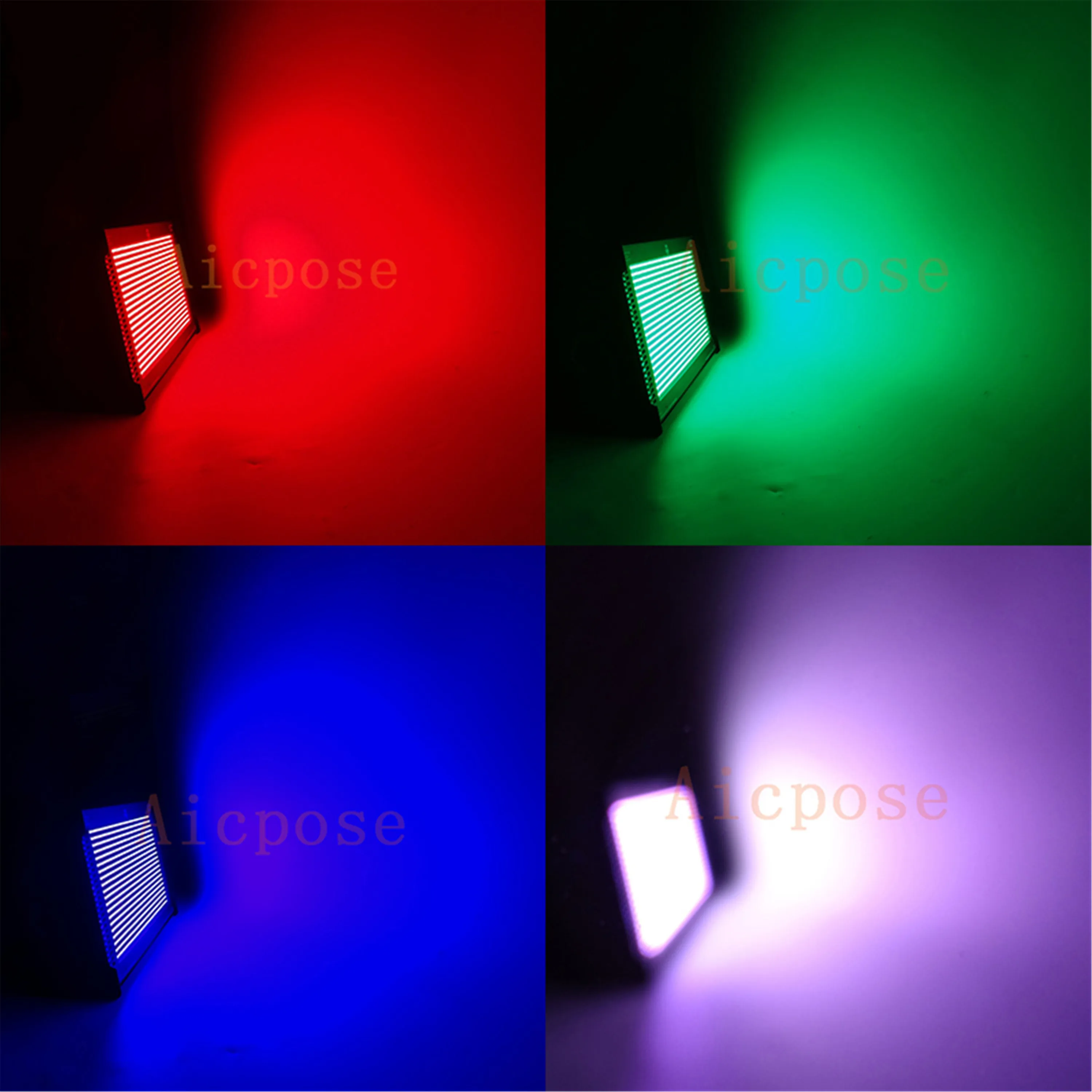 Стробосветильник высокой мощности 2 шт./лот 1000 Вт светодиодный RGB 3 в 1 трехцветный