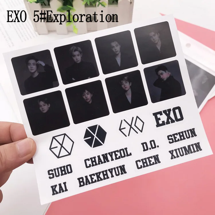 KPOP EXO планет 5 исследование Elyxion Уважаемый мой дорогой стикер XIUMIN SUHO LAY BAEKHYUN CHEN CHANYEOL