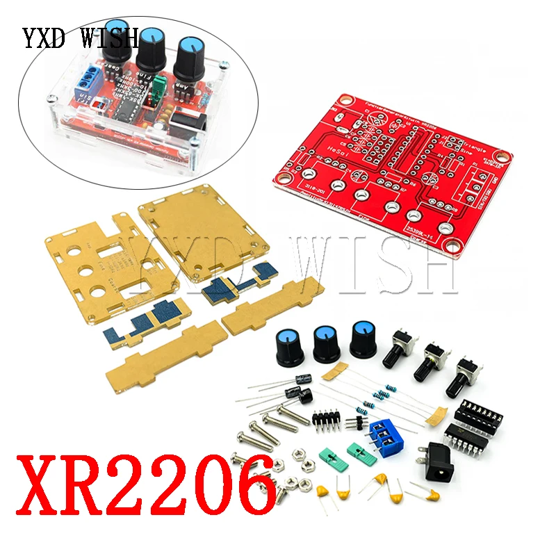 Генератор сигналов XR2206 функциональный синусоидальный/прямоугольный генератор