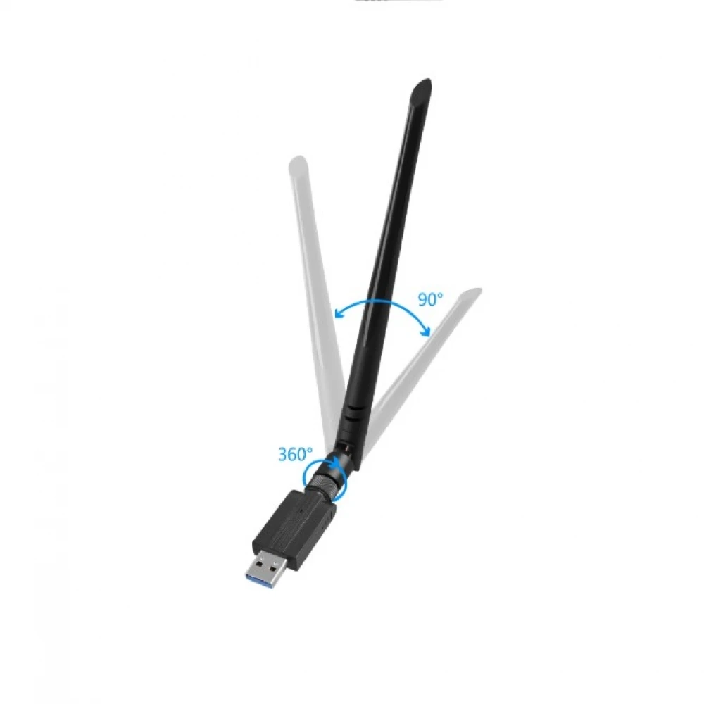 

1200M 11AC Wifi Reciver Wireless Network Card Wifi Receiver Connector Dual Band Adapter 2.4G + 5.8G USB3.0