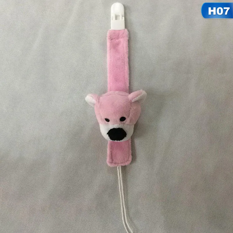 07 Милое плюшевое Детское Зубное кольцо держатель ниппель цепь BabyTeether цепочка игрушечная пустышка держатель цепочка пустышка зажим пустышка цепь - Цвет: 07