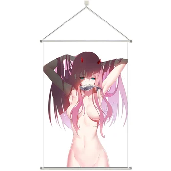 

Anime Zero Two Darling in the FranXX Prsonalize Customer Made Alloy Fabric Wall Poster Scroll 60x90cm 24x36inches