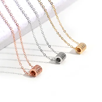 

S925 Fine Silver Women New Slim Waist Necklace Female Non-mainstream Design Fashion Clavicular Necklace