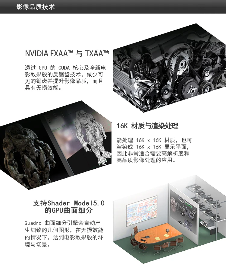Leadtek M6000 12G профессиональный дизайн видеокарты Поддержка HD 4K используется