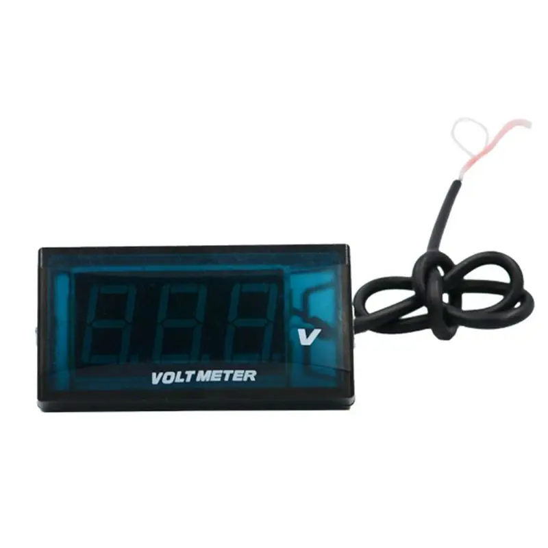 DC 12V LED Digital Display Voltmeter Voltage Panel Meter For Electromobile Motorcycle Car DC 12V LED Digital Display Voltmeter Voltage Panel Meter For Electromobile Motorcycle Car