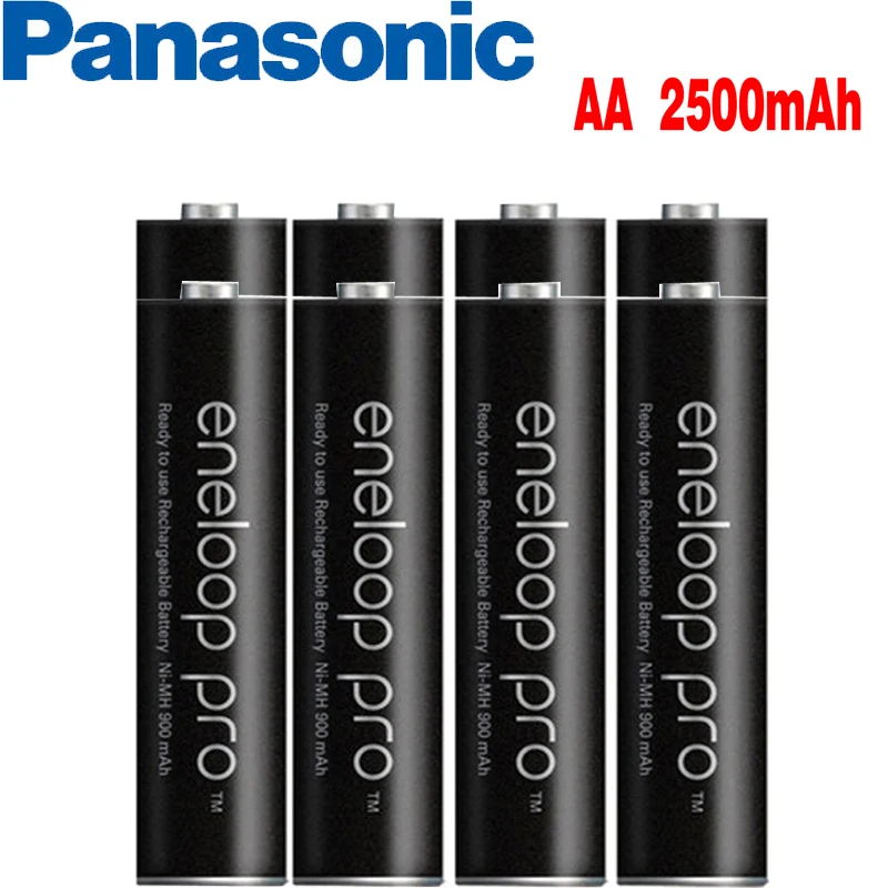Panasonic новая AA батарея Pro 2500mAh 1,2 V Ni-MH камера игрушка-фонарик предварительно заряженные аккумуляторы