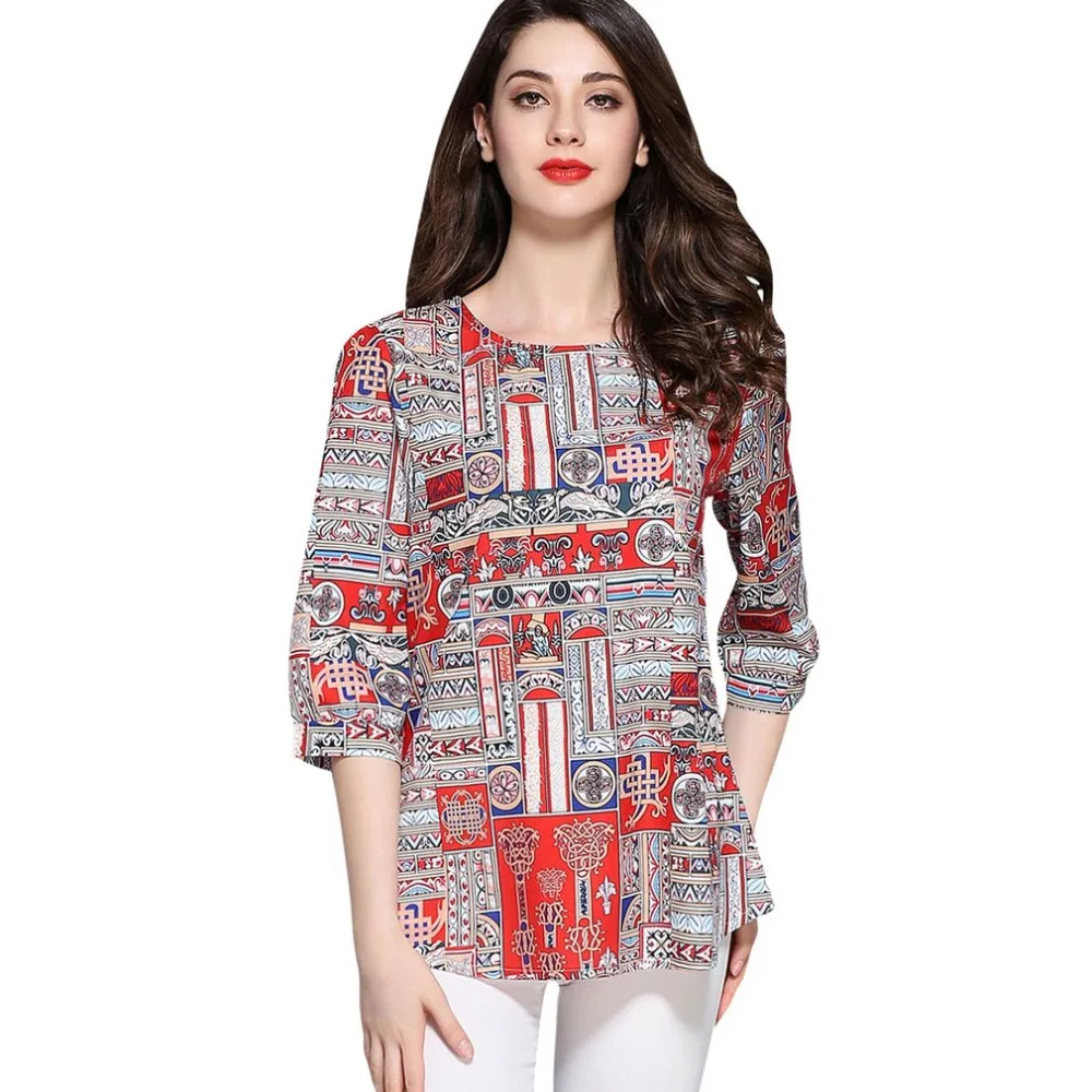 Женские богемные этнические футболки элегантные женские летние топы с коротким