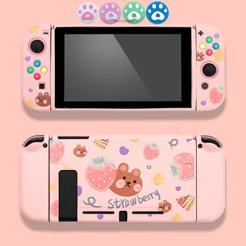 

2020 New Cartoons Painted Switch Protective Case TPU Soft Shell NS JoyCon Controller Cover Sleeve For Nintendo Switch Accessorie