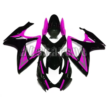 

Full Fairings for Suzuki GSXR600 GSXR750 K6 2006 2007 GSXR600-750 06 07 Injection ABS Plastic Motorcycle Black Pink Panels Kit