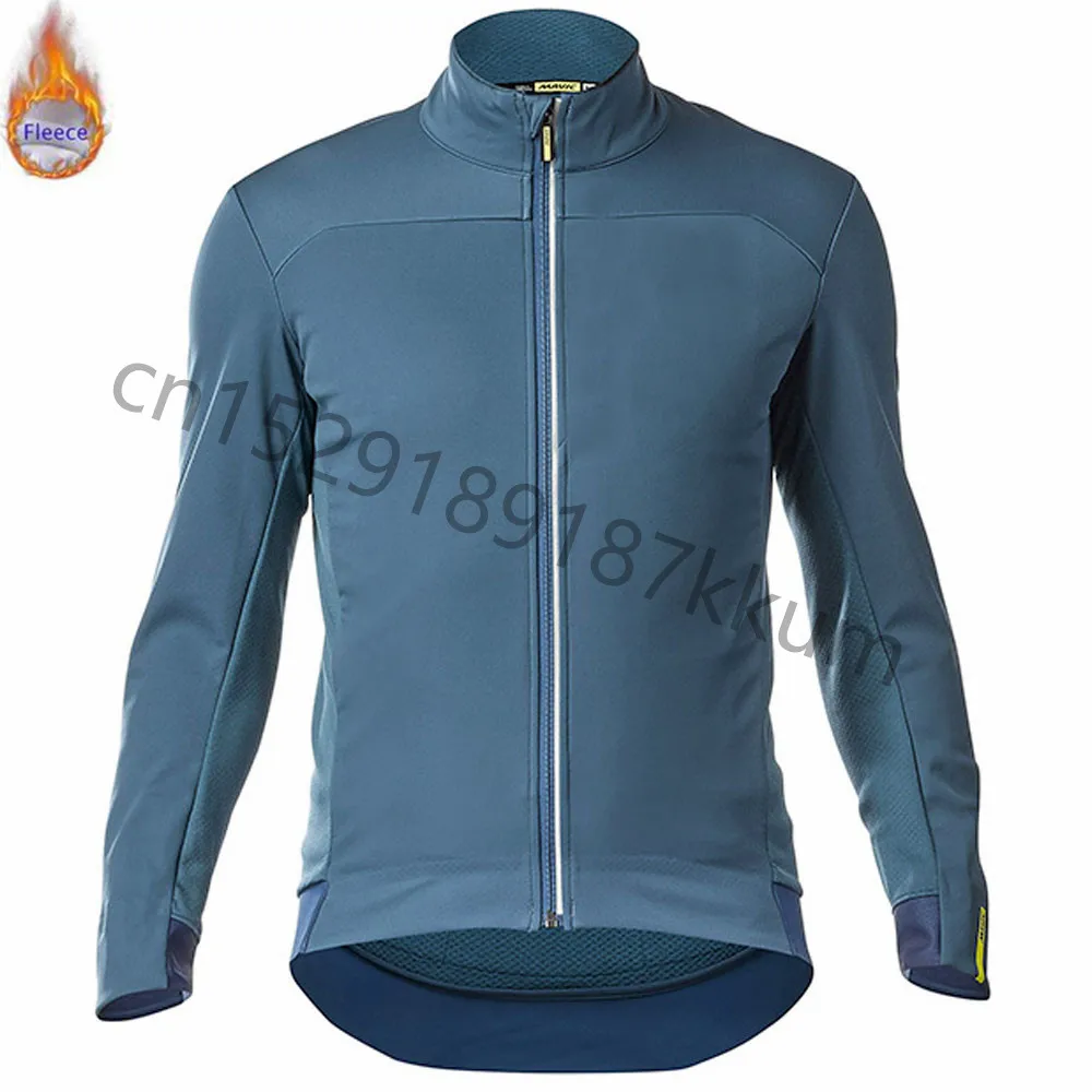 Мужская профессиональная команда Mavic Maillot Ropa Ciclismo новая велосипедная Джерси рубашка с длинным рукавом Теплая Флисовая зимняя одежда для горного велосипеда - Цвет: 8