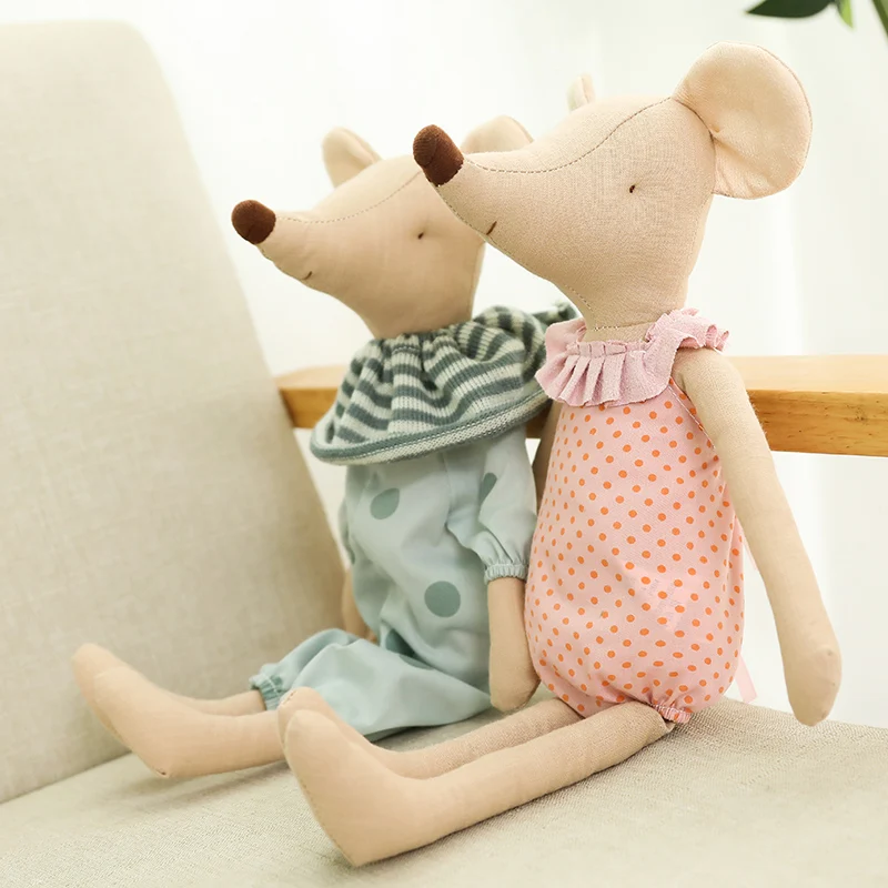 귀여운 마우스 봉제 인형 동물 봉제 장난감, 부드러운 마우스 인형, 잠자는 장난감 천, 생일 선물