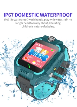 

Smart Watch 1.44 Inch For Children's Body Temperature Support SIM Card LBS Positioning for Android /iPhone