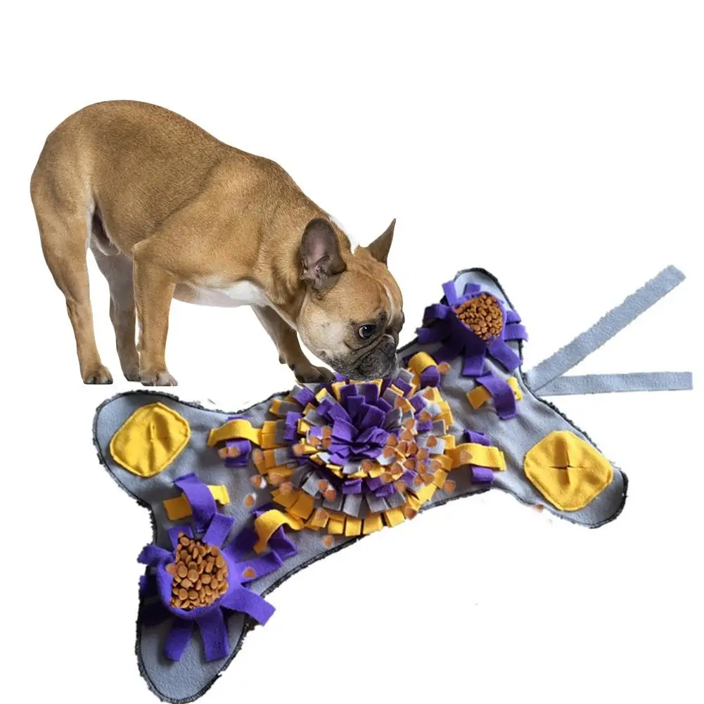 Собака ароматизированный коврик кости в форме собаки коврик для корма найти Еда Обучение игрушки-одеяла коврик для собак для снятия стресса головоломка ароматизированный коврик - Цвет: C