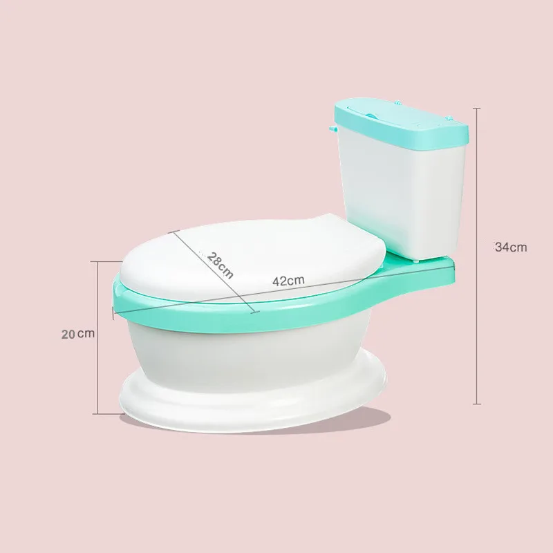 Baby Girls's Simulated WC Kids Protable Travel Potty Chair Baby Boys Potty Training Toilet Infant Children Pee Potty Trainer 06