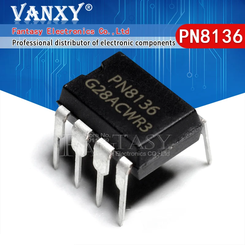 10pcs Pn8136 Dip-7 Pn8136s Dip Pn8106 Pn8024r Pn8024 Pn8044 Pn8123 ...