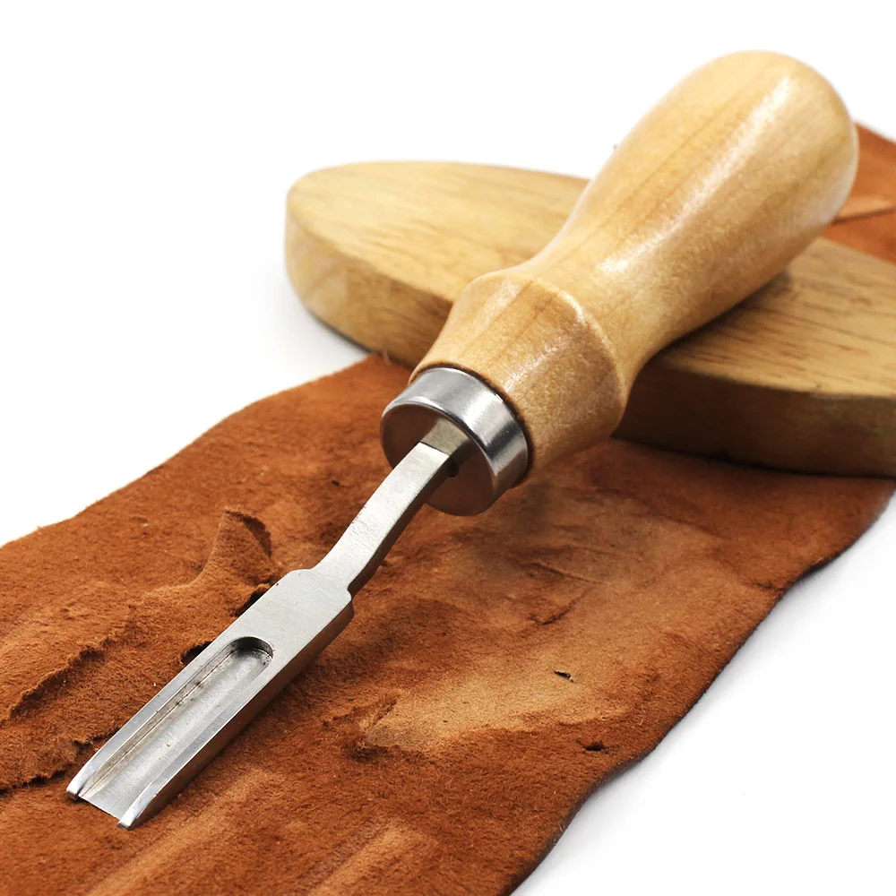 DIY ручной работы французский кожаный Кромкорез резка Чистовая отделка кожаный инструмент канавок края конический
