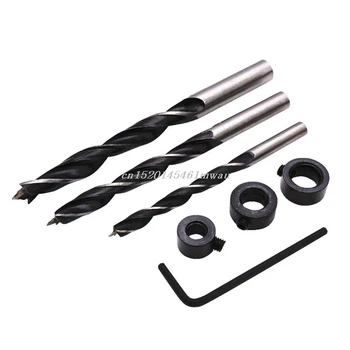 

7Pcs Set Oblique Hole Drill 15 Degree Angle Locator Accessories Bits Hole Jig Kit Woodworking Hand Tools 831F