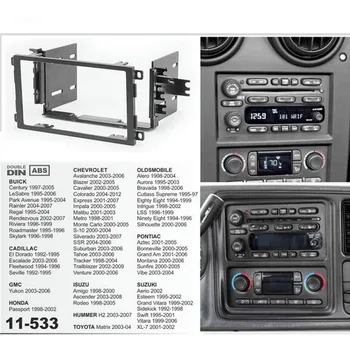 

11-533 Car Radio Fascia Panel for TOYOTA Matrix 2003-2004 Stereo Dash Facia Trim 173*98mm Surround Installation Frame Kit